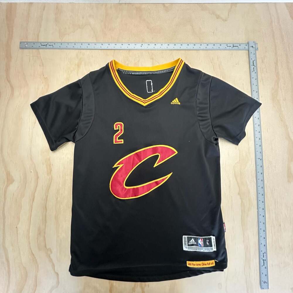 Adidas Kyrie Irving Cleveland Cavaliers Sleeved Swingman Jersey Men's Size L
